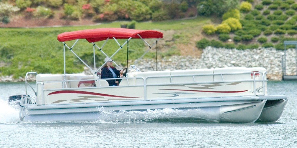 Bimini Top on Pontoon Boat