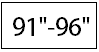 Mounts Between 91"-96" Wide 