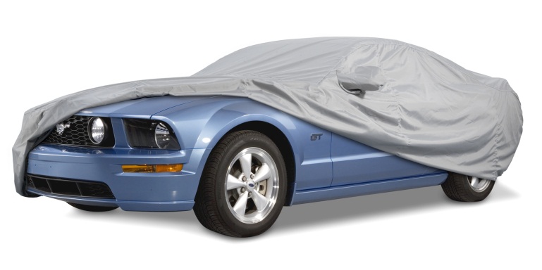 Covercraft Gray Custom Car Cover on Mustang