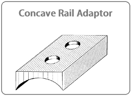 Nylon Concave Rail Adaptor