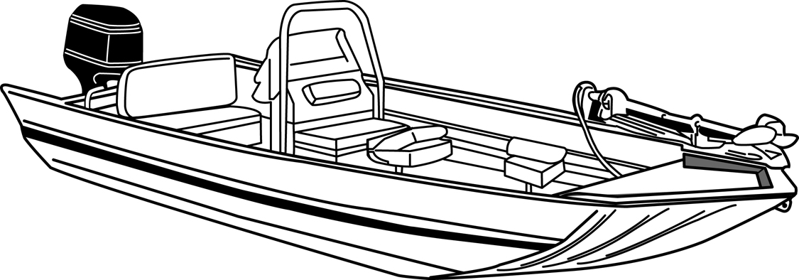 Modified V Jon Boat with High Center Console