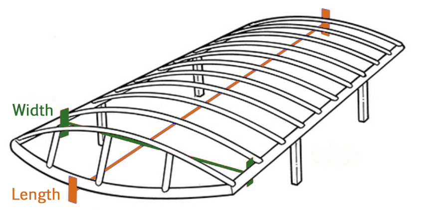 How to Measure a NuCraft / Craftlander boat Lift Frame