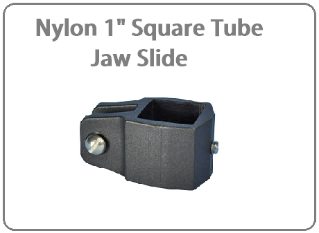 Nylon 1" Square Tube Bimini Jaw Slide 