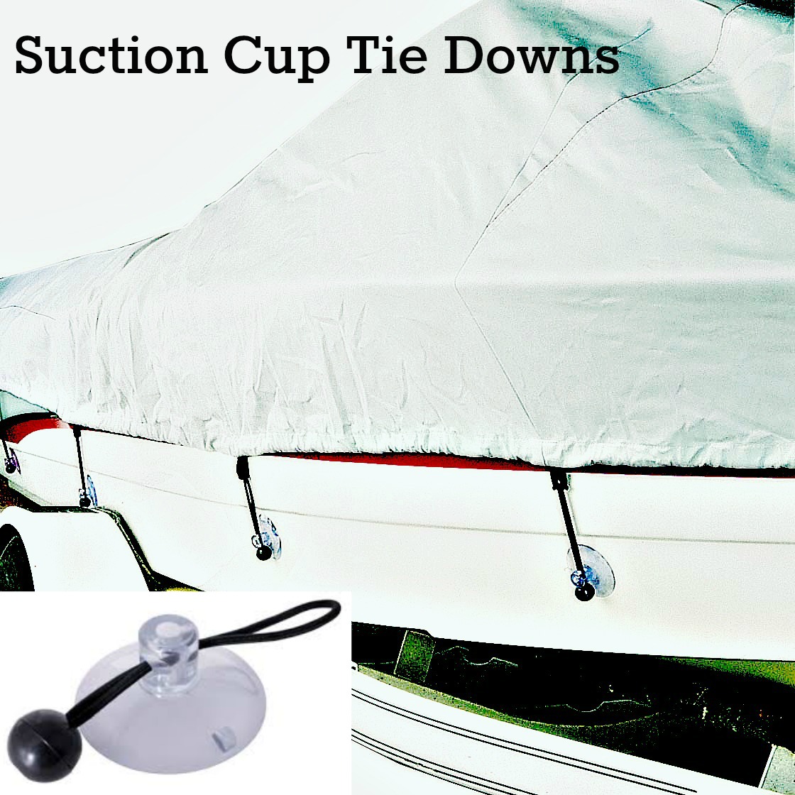 Boat Cover Suction Cup Tie Downs 