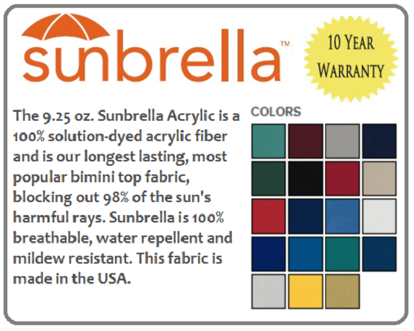 Sunbrella Bimini Top Fabric