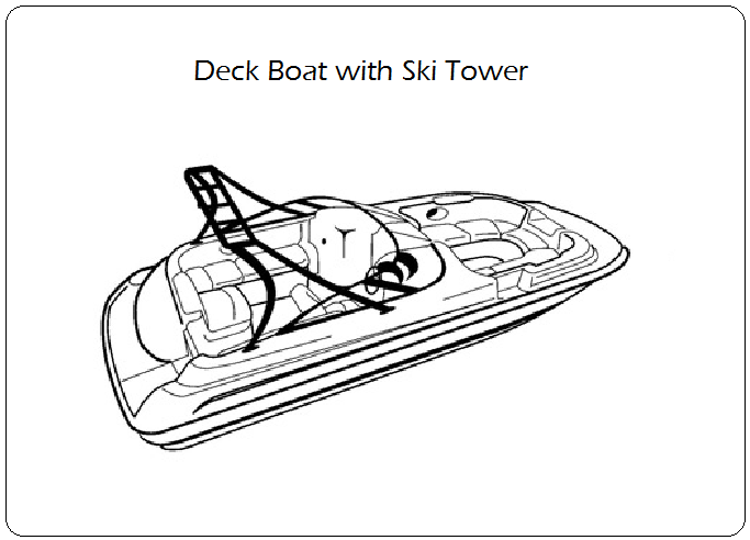 Deck Boat with Ski Tower