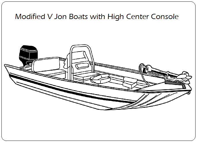 Modified V Jon Boat with High Center Console