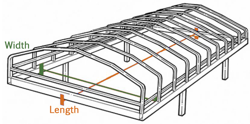 Porta-Dock Boat Lift Canopy Frame