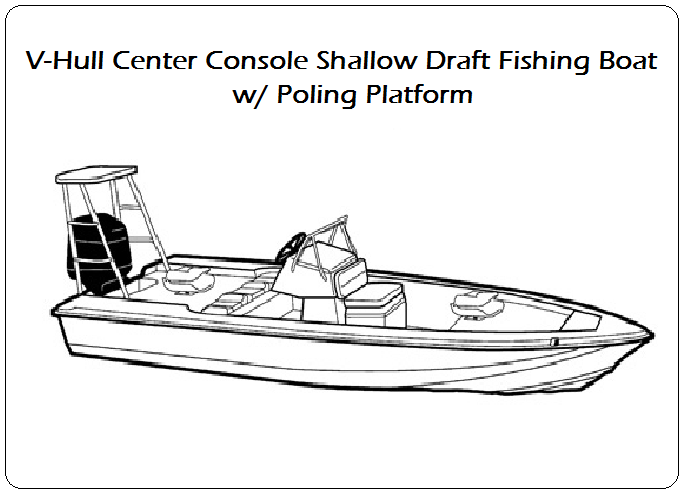 Center Console Boat with Poling Platform